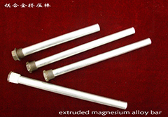Extruded magnesium alloy bar